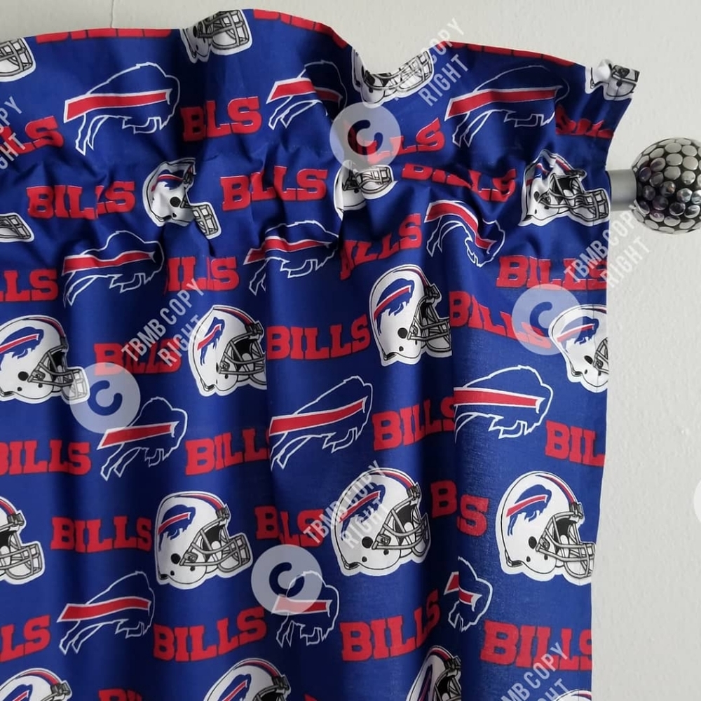 NFL Buffalo Bills Curtain set - Picture 2 of 2